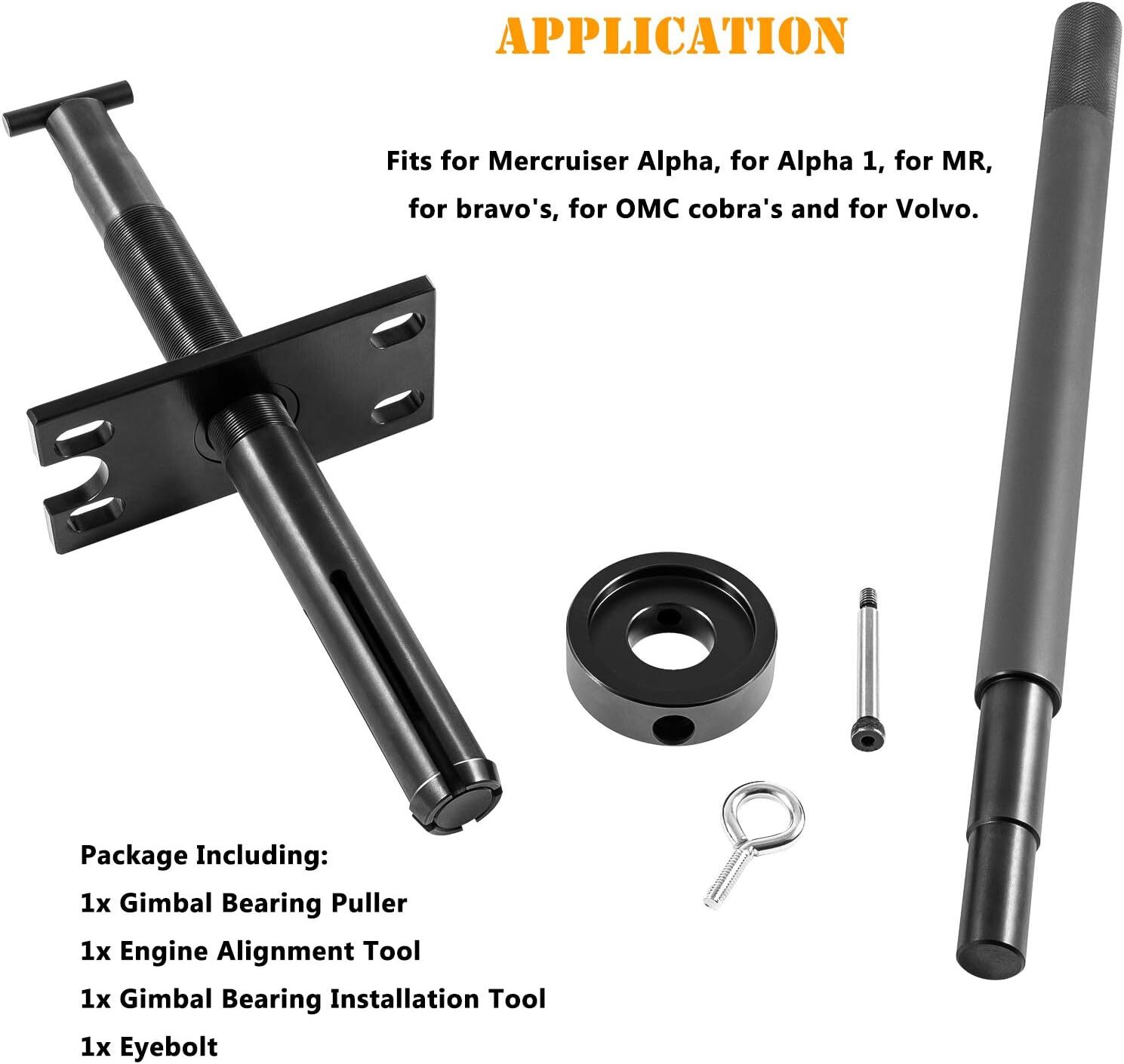Gimbal Bearing Puller Remover,Installer,Alignment Tool for Mercruiser OMC Volvo