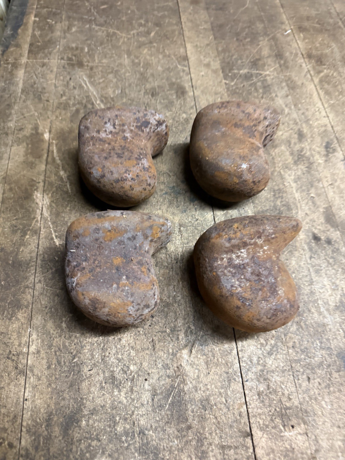 Vintage Auto Body Blob Dolly Cast Iron Hammer Anvil Hand Tool Fairmount Lot Of 4