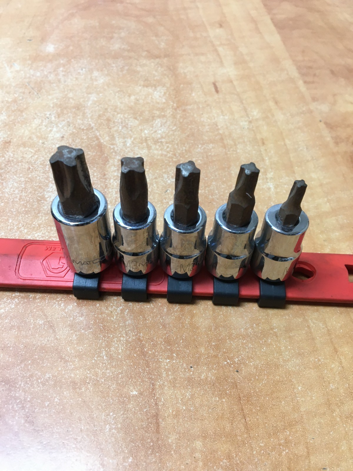 MATCO 5 PIECE 3/8″ DRIVE MORTORQ SOCKET SET M0 M1 M2 M3 M4
