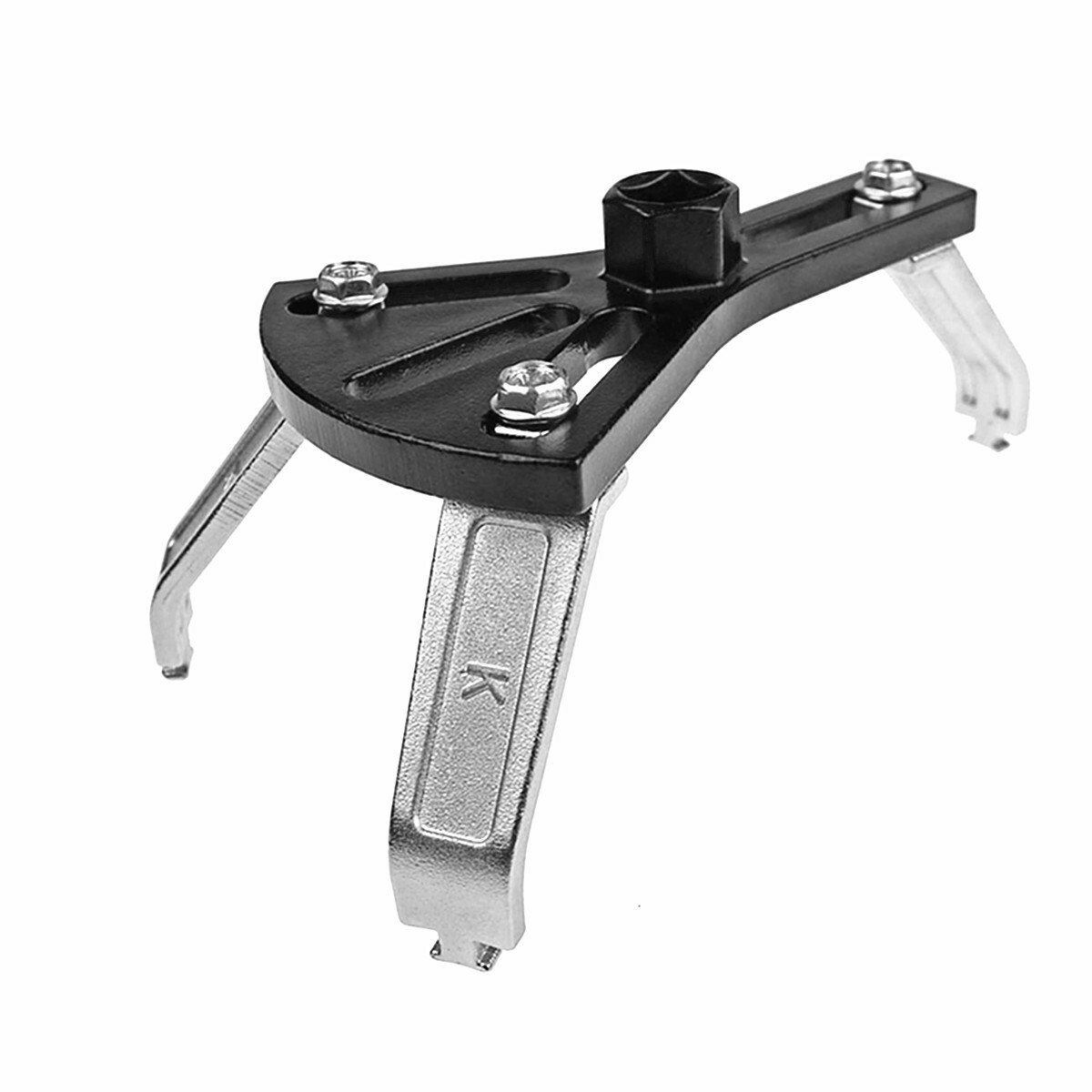 Fuel Pump Remover Tank Lock Ring Tool Adjustable 5.5in-7in Car Accessories Black