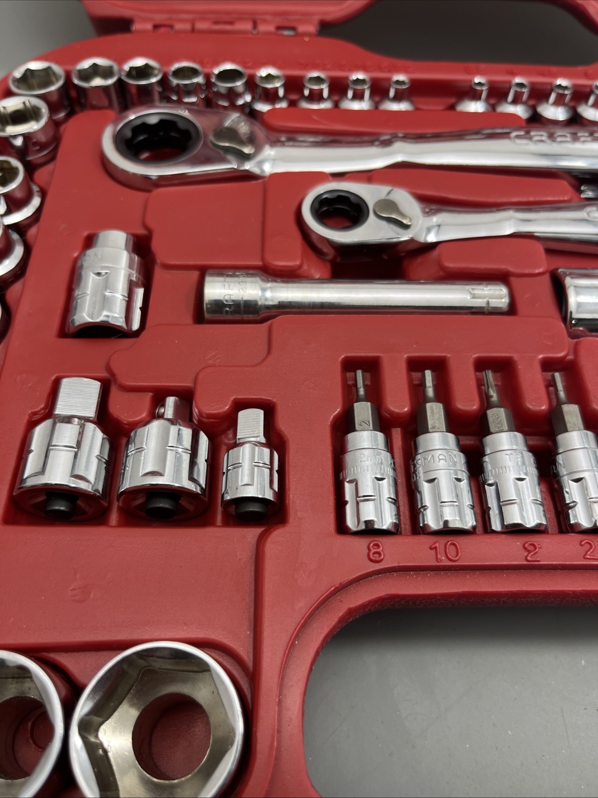 Craftsman «MINT» 80PC Max Axess SAE & Metric Pass-Thru «COMPLETE» Set – 32820