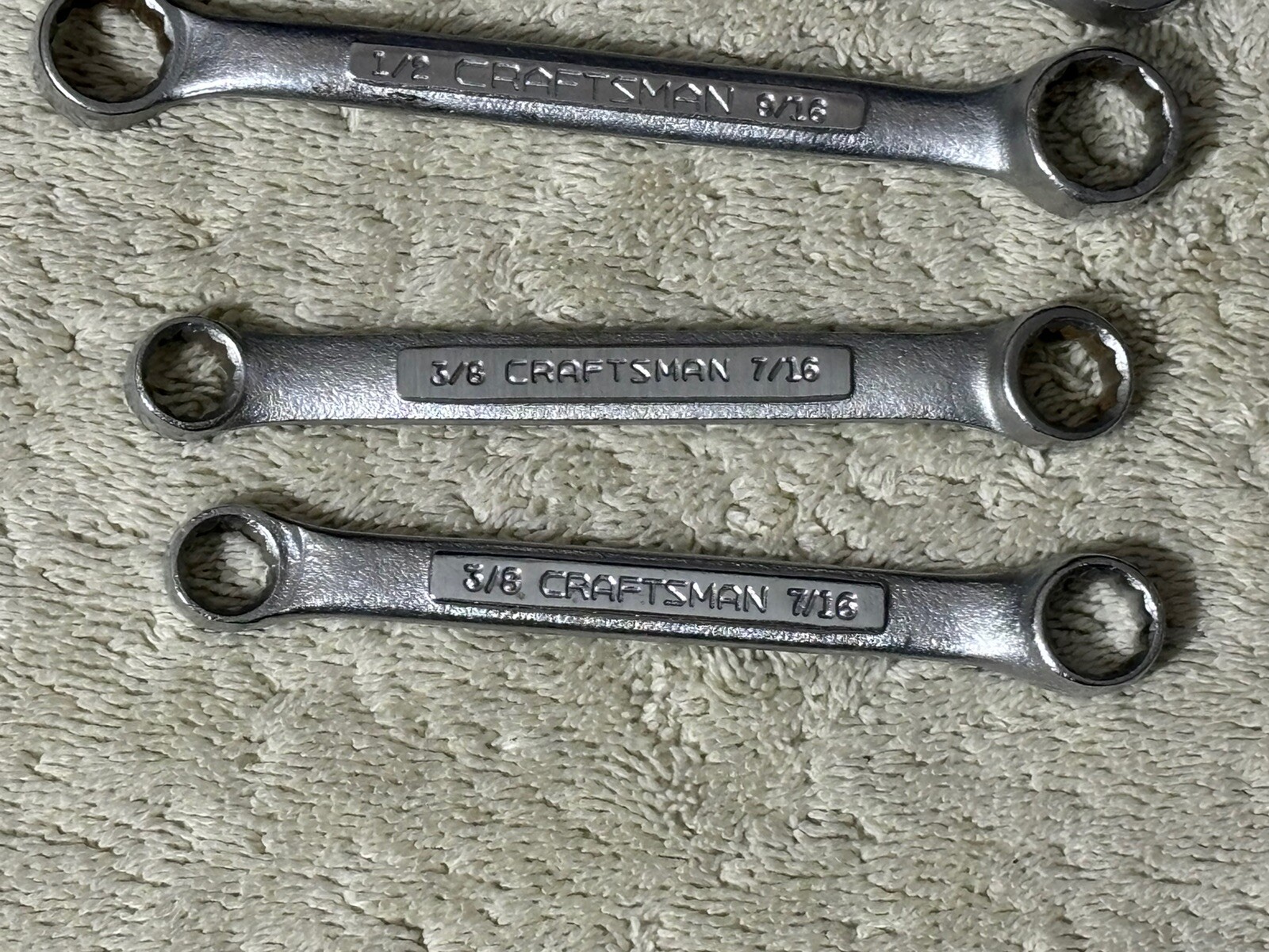 Craftsman Line Wrench 44173 44171 44174 43861 43866 Stubby Box End Tool Lot 12