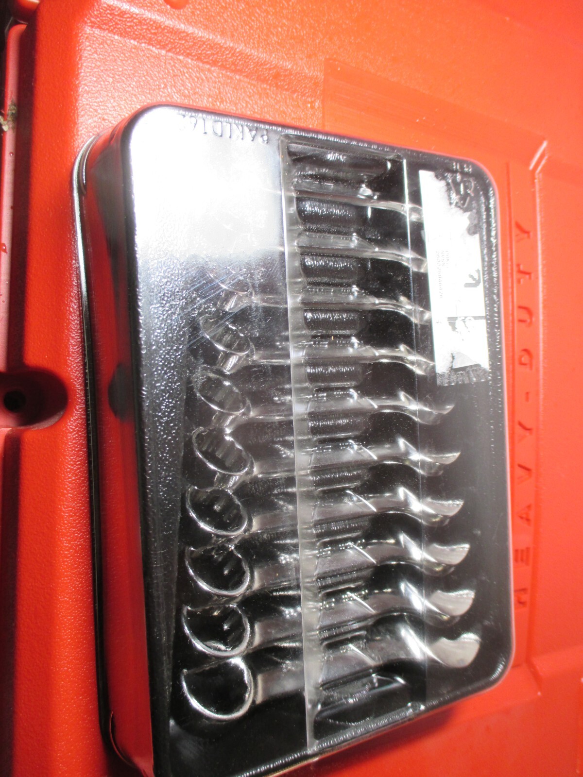 Snap-on Tools NEW 10pc Metric Chrome Midget Length Combo Wrench Set PAKTY347