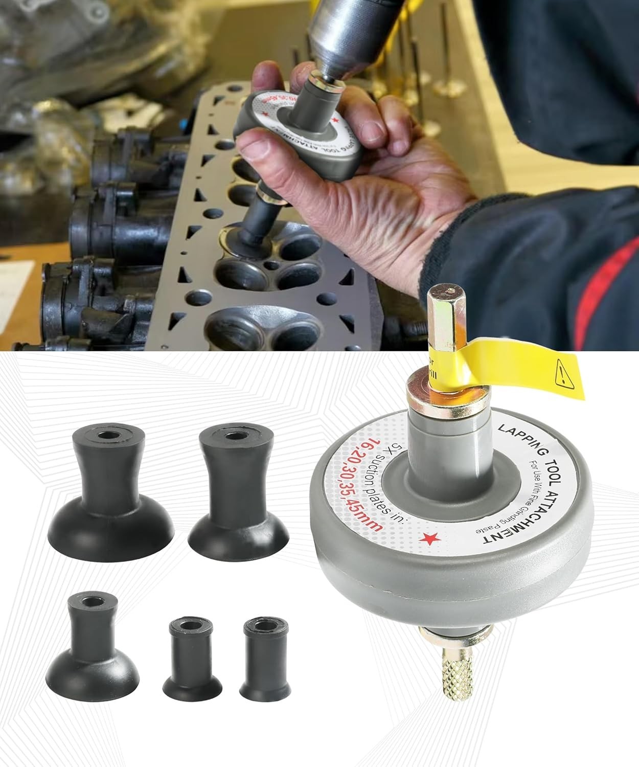 Valve Lapping Tool,Valve Lapping Kit,Car Accessories Valve Grinding Tool Valve