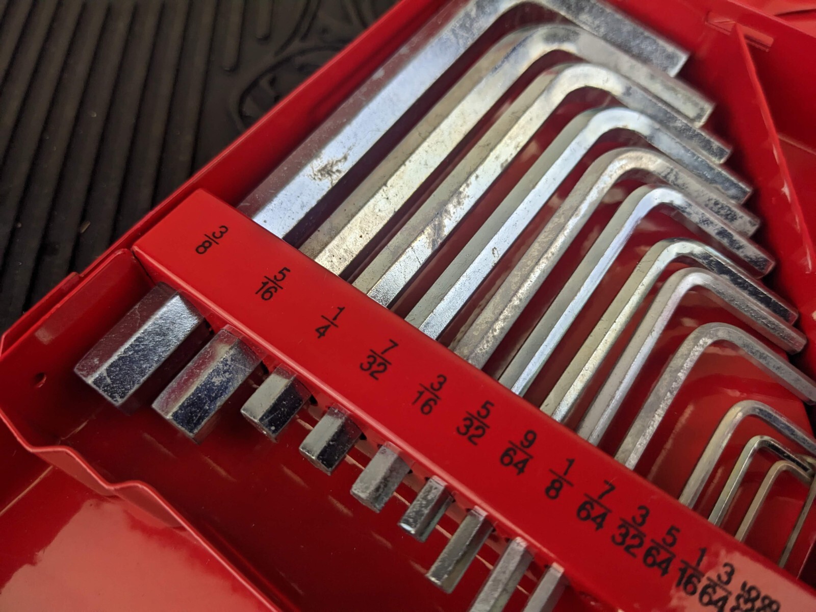 #bb296 Snap On 13pc SAE Hex Key Set
