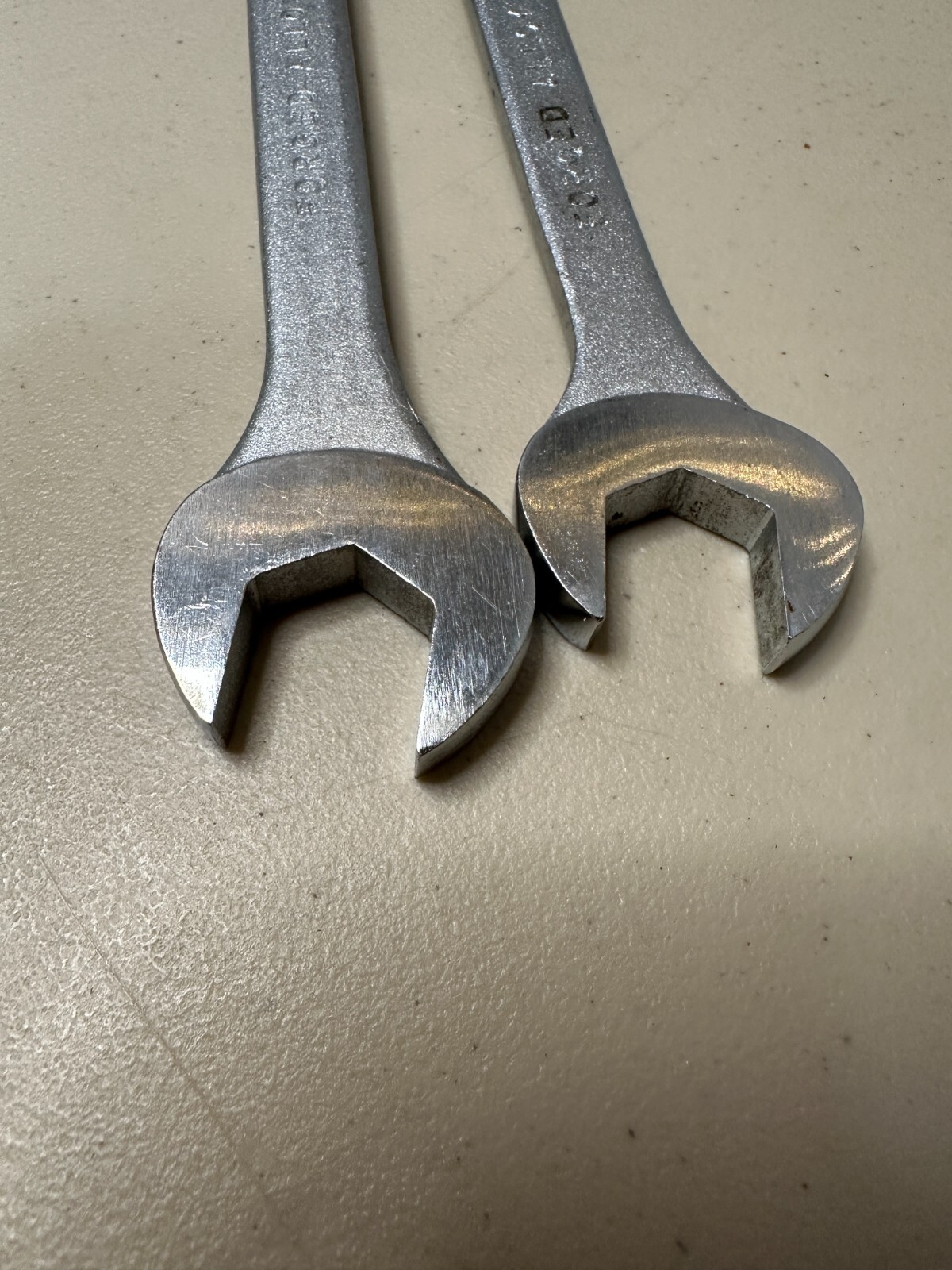 2 – Rare Vintage Continental Combination Wrenches 12 Point Made in Japan See Pic