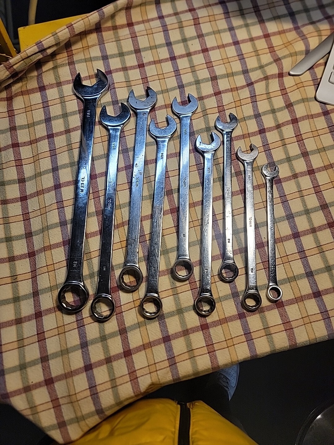 MAC Metric Range From M11CL – M23CL Combination Wrench Set 9 Pieces