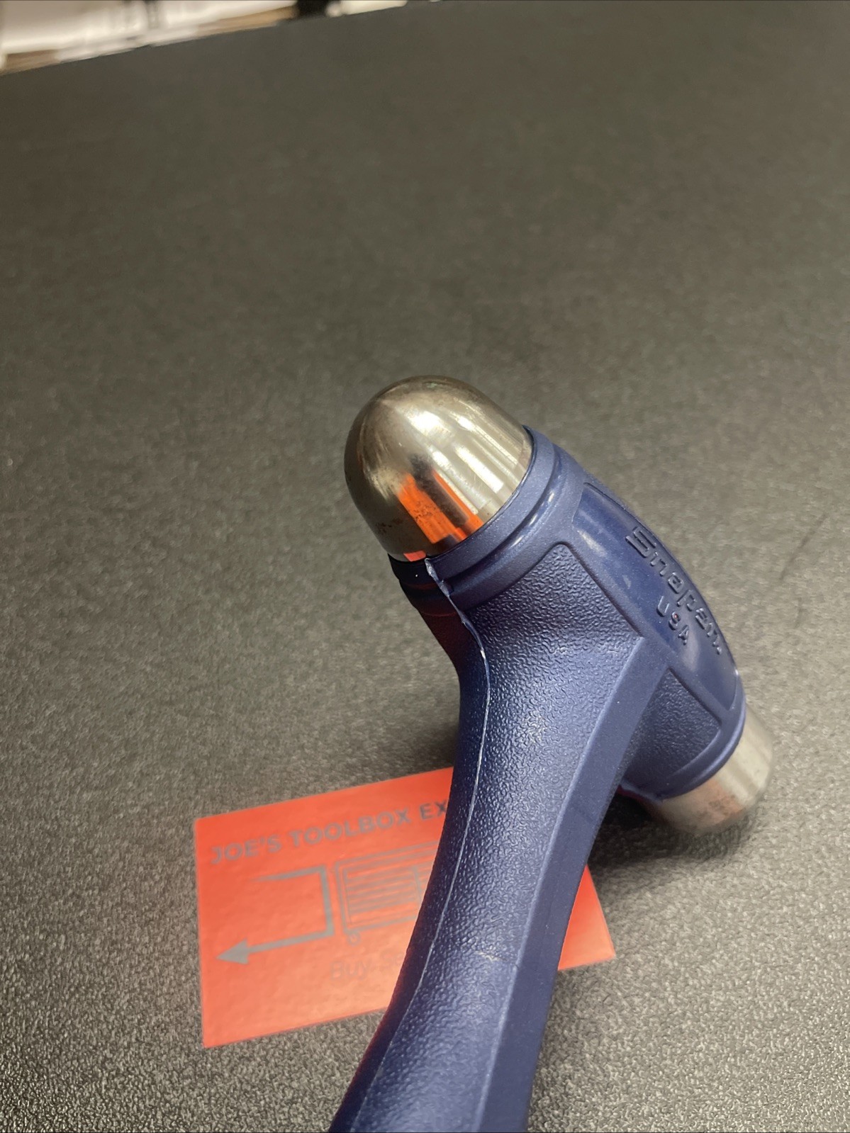 Snap-on Tools USA 24oz/680g POWER BLUE Soft Grip Dead Blow Hammer HBBD24MB