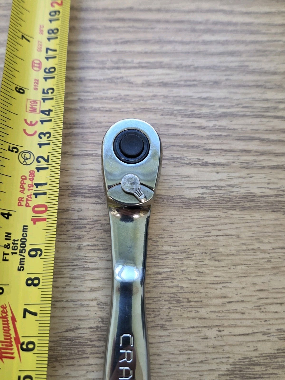 USA Craftsman KZ-44994 1/4″ Drive full Polish Thin-Profile Professional Ratchet