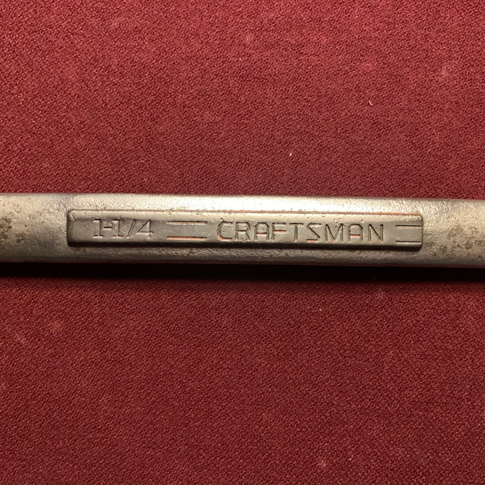 🇺🇸 Craftsman Tools USA SAE 1-1/4″ VV 44708 Chrome Combination Wrench, 12 Point