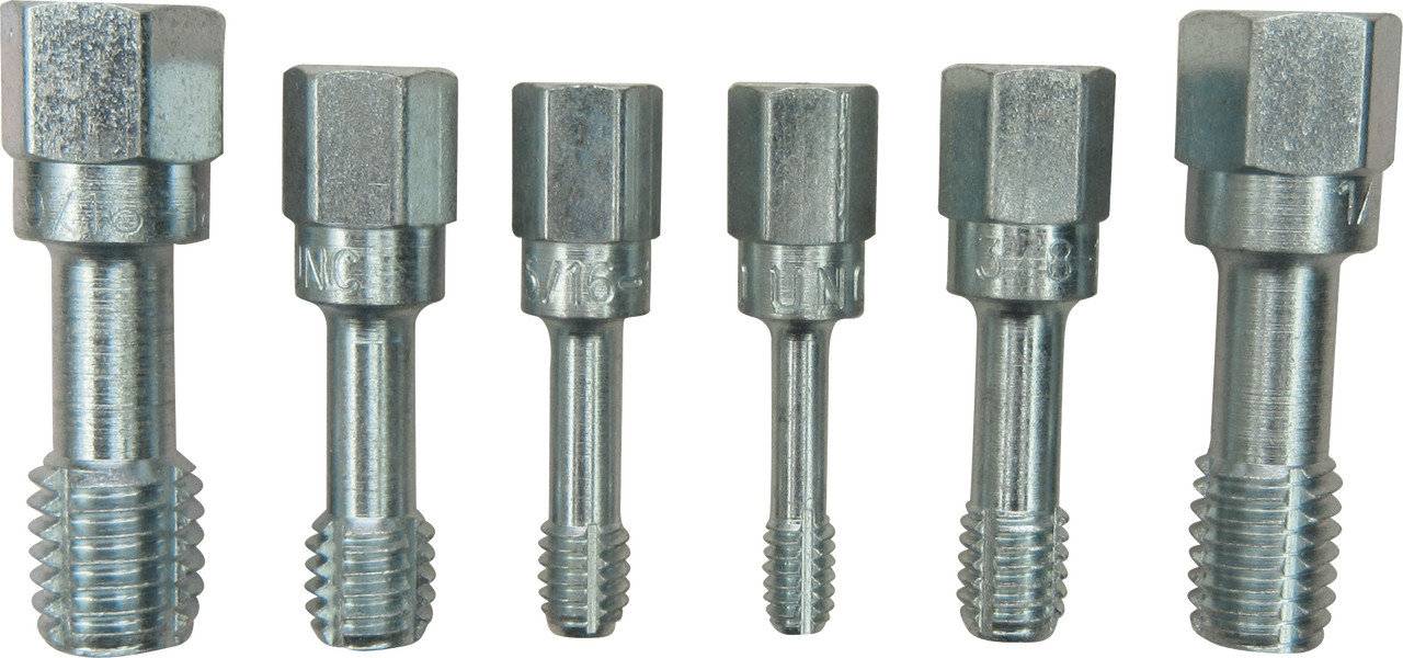Lang 2585 6 Piece SAE Coarse Thread Restorer Tap Set MADE IN USA