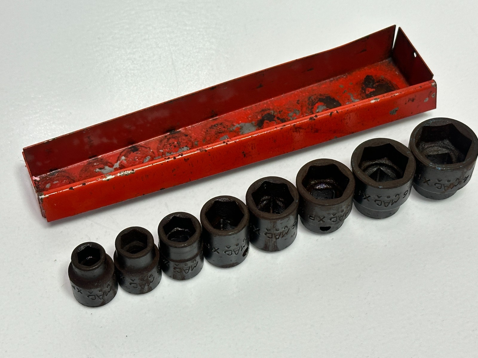 MAC Tools USA 8pc 3/8″ Drive XP SAE 5/16-3/4” 6-Point Shallow Impact Socket Set