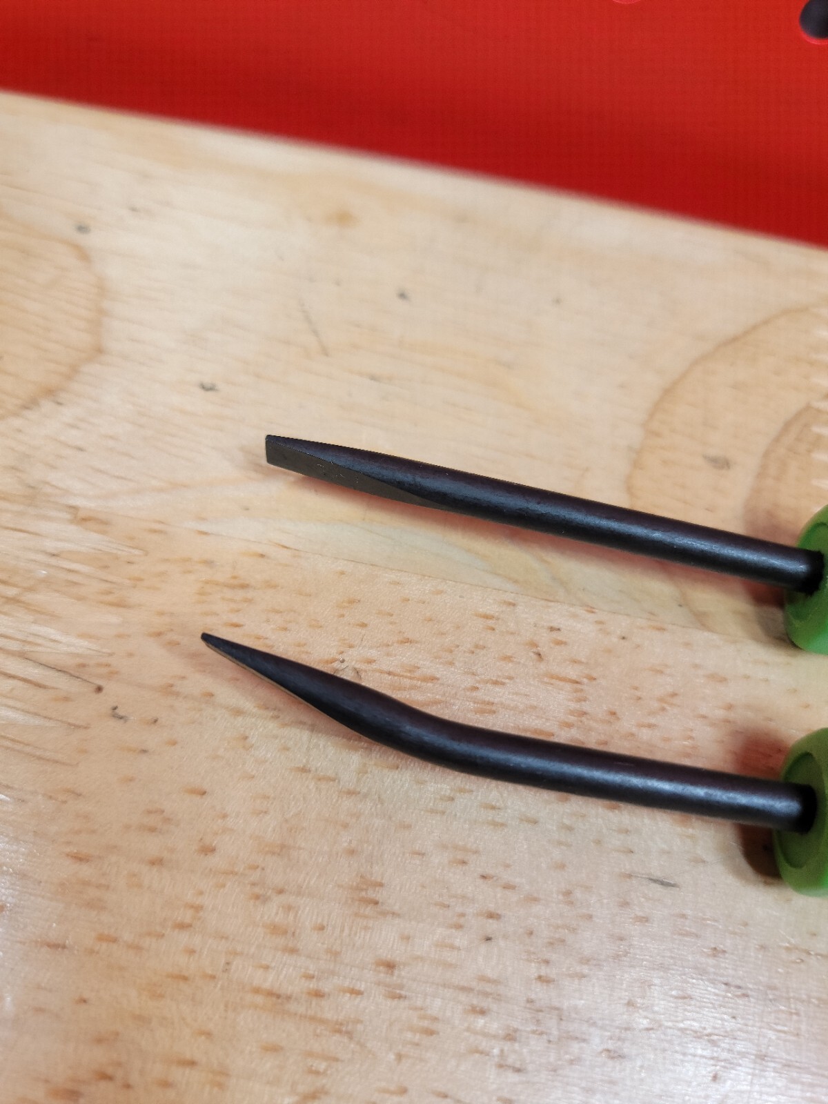 Snap-on PBMB5 PBMS5 GREEN 5″ Angle + 5″ Straight Mini Pocket Prybar Set