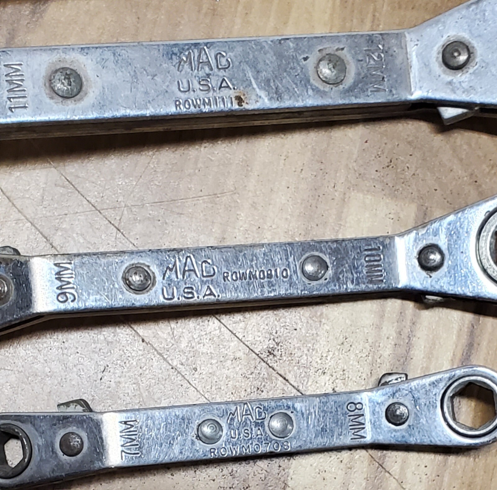 MAC Tool Angled Ratchet Wrench Set 7mm to 21mm