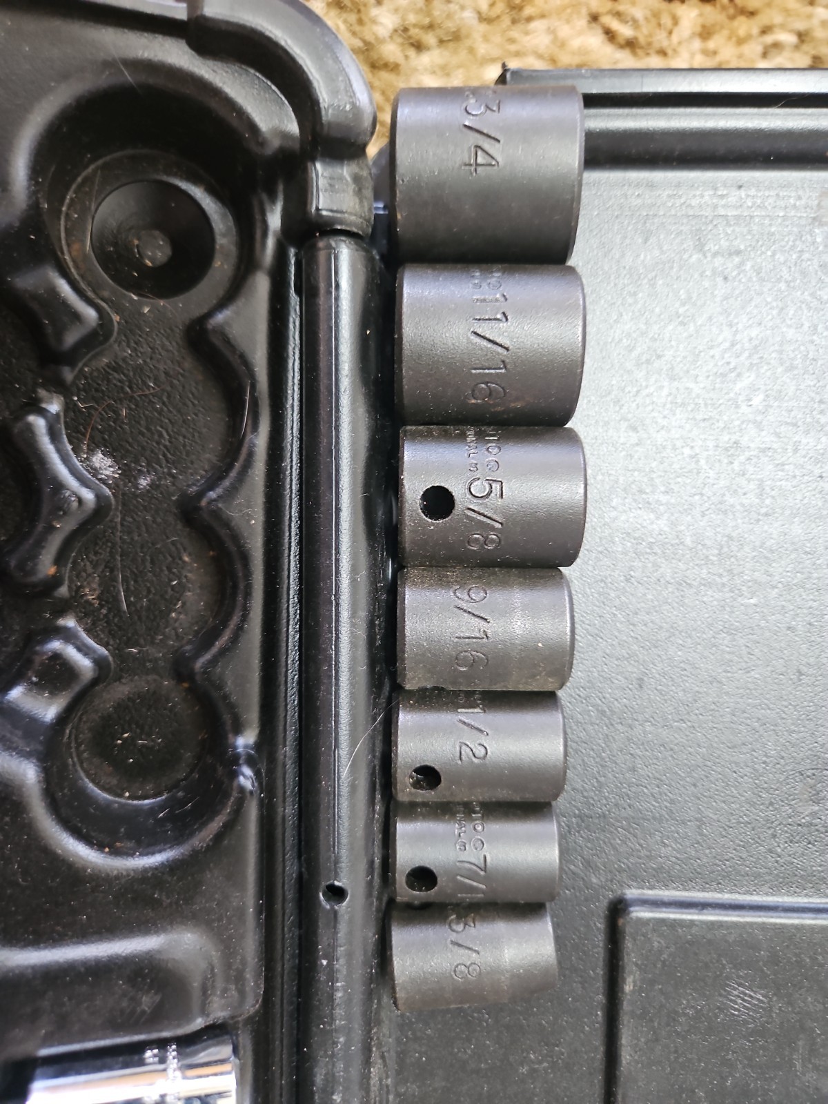 Proto Hand Impact W/ IMPACT sockets SET ALAN BITS AN IMPACT DRIVER’S SOCKETS