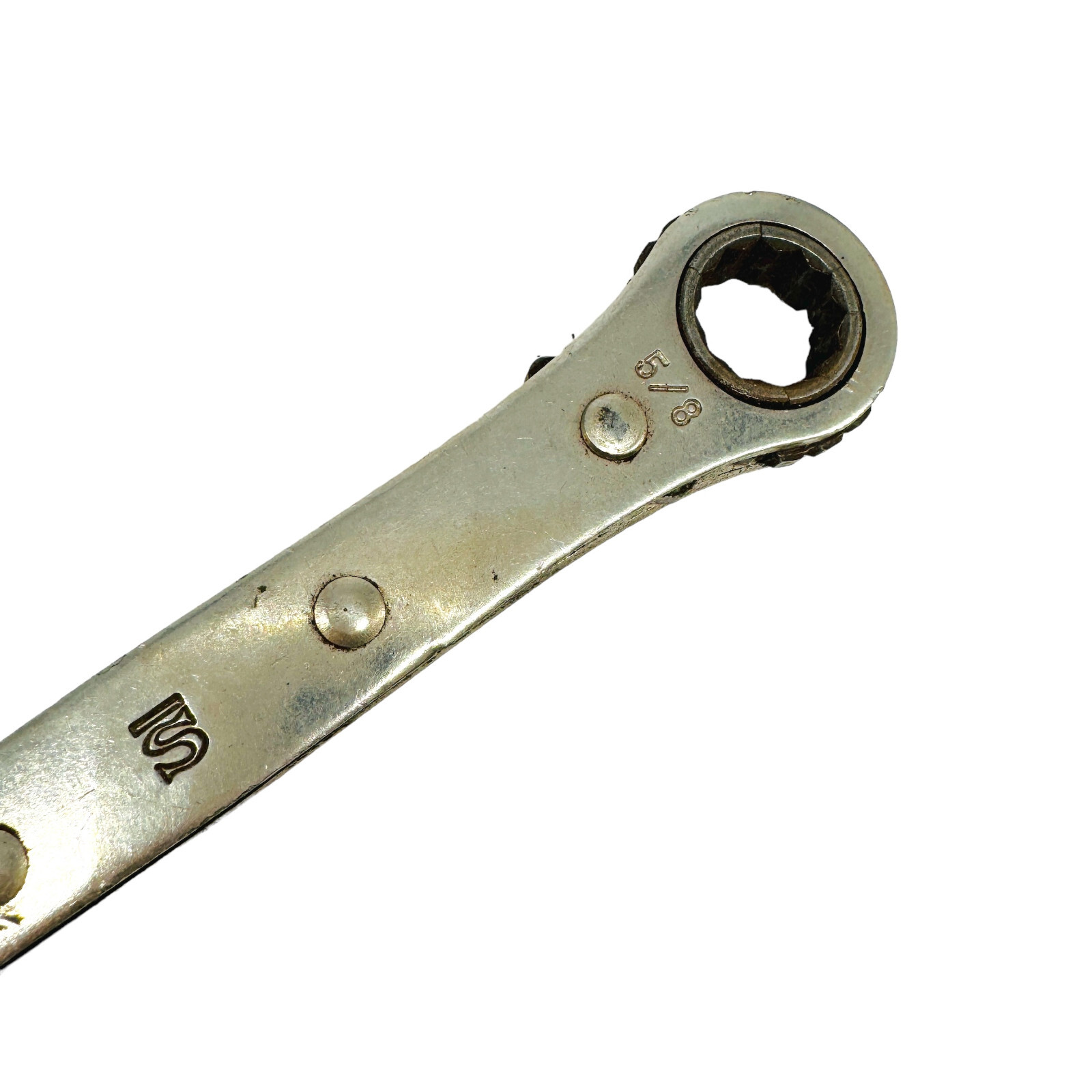 RB2024 3/4 in X 5/8 in S SAE Ratcheting Box Wrench, Made in USA