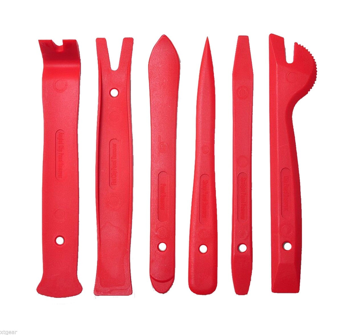 6pcs Car Door Trim Panel Dash Clip Interior Wedge Install Removal Pry Tool Kit