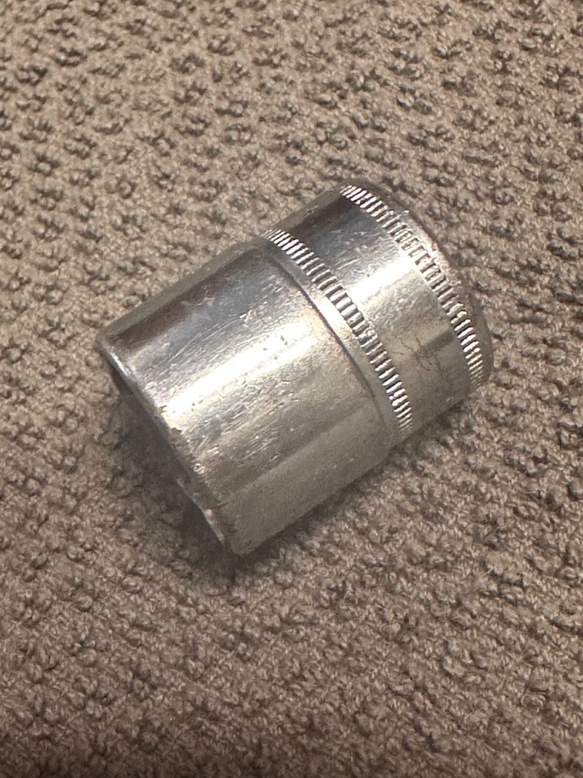Snap-on Tools Year 1988 Chrome 6 Point 19mm Socket 3/8” Drive FSM191