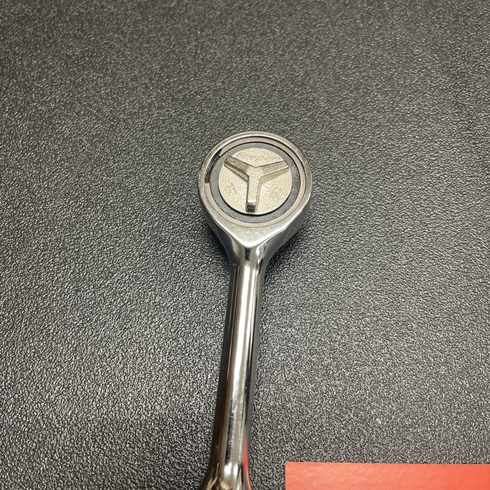 Snap-on Tools USA NEW 3/8″ Drive Chrome Handle Gearless Round Head Ratchet FZERO