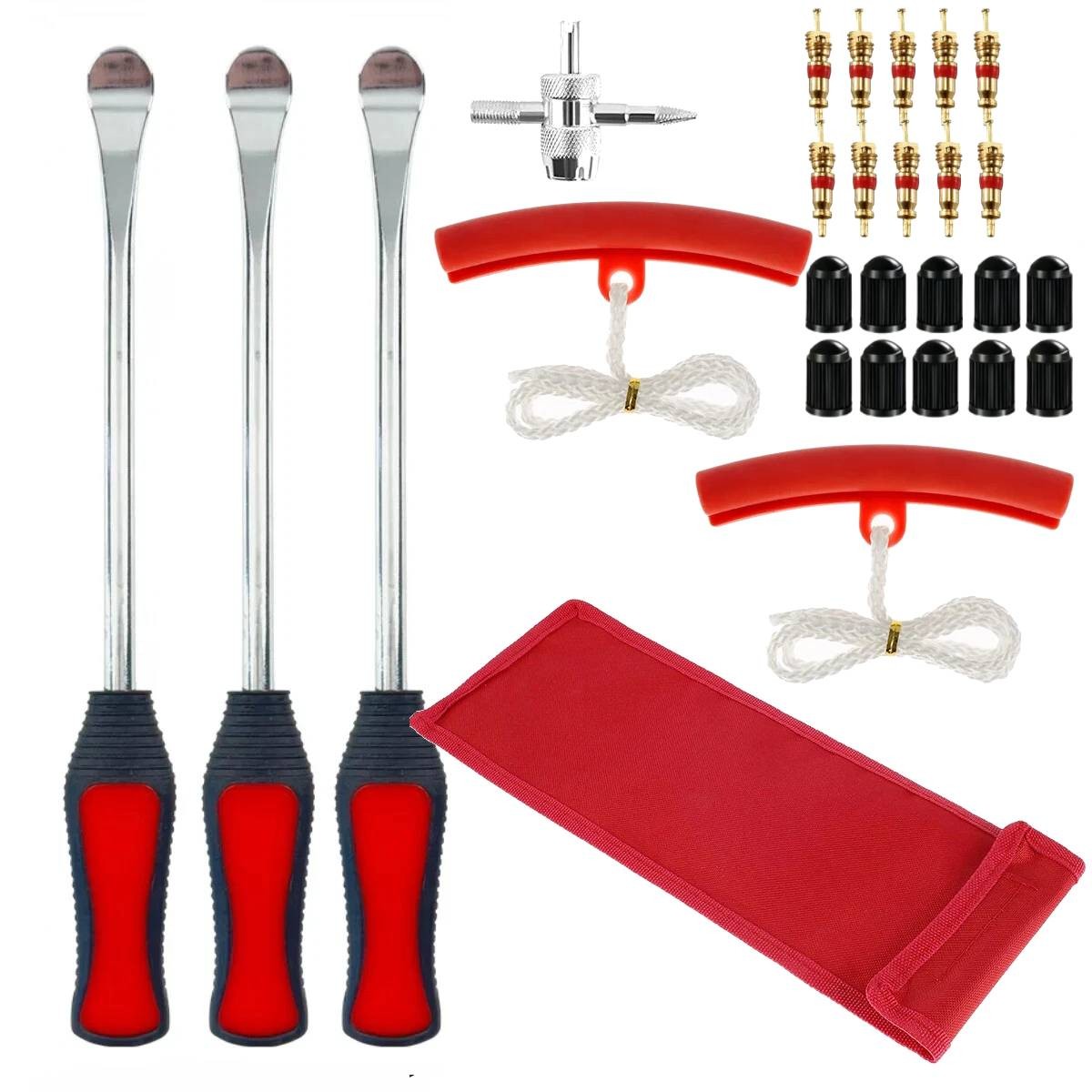 1-45 Steel Tire Spoon Lever Iron Kit Professional Motorcycle Tyre Changing Tool