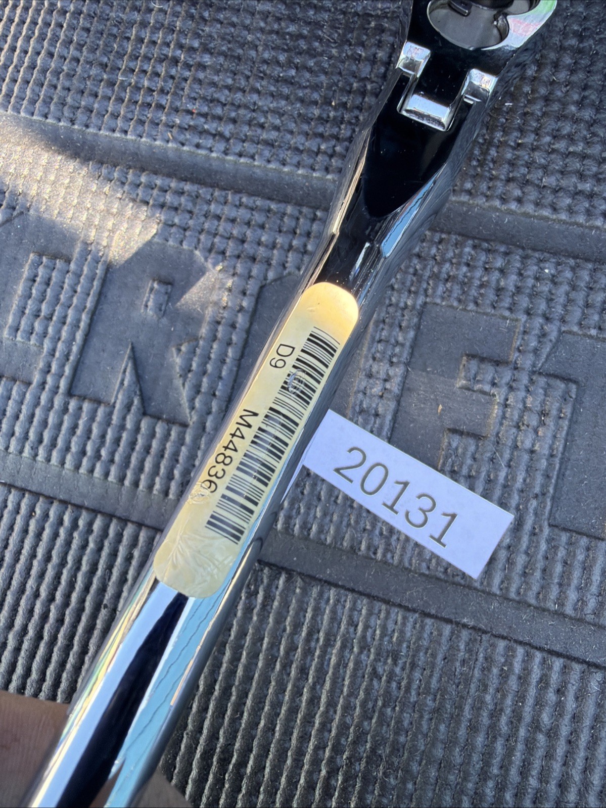 Sears Craftsman 12″ Flex Head Ratchet 3/8″ Drive Black 44836 Ergonomic USA Nos