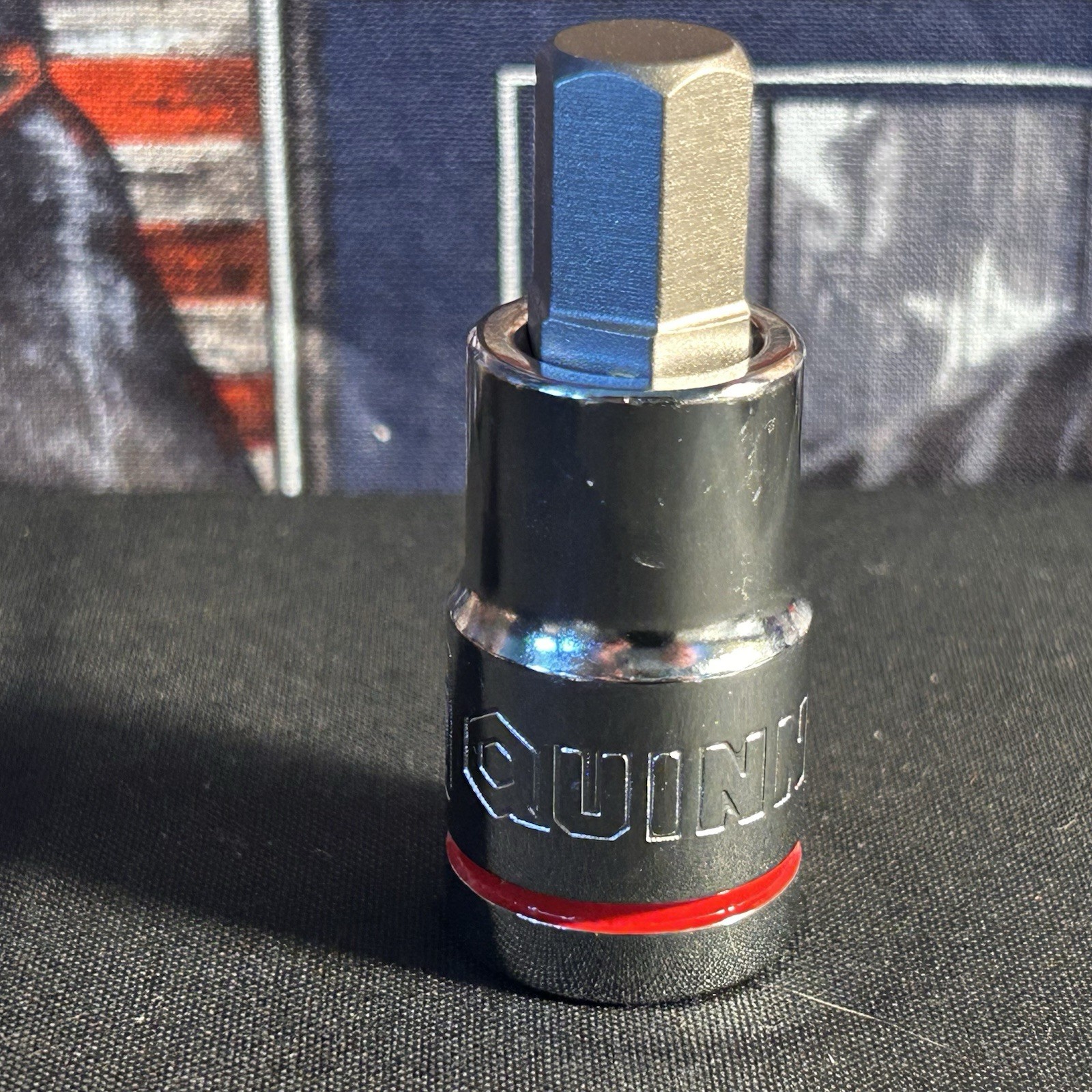 QUINN 7/16 x 1/2″ Dr Hex Bit Socket