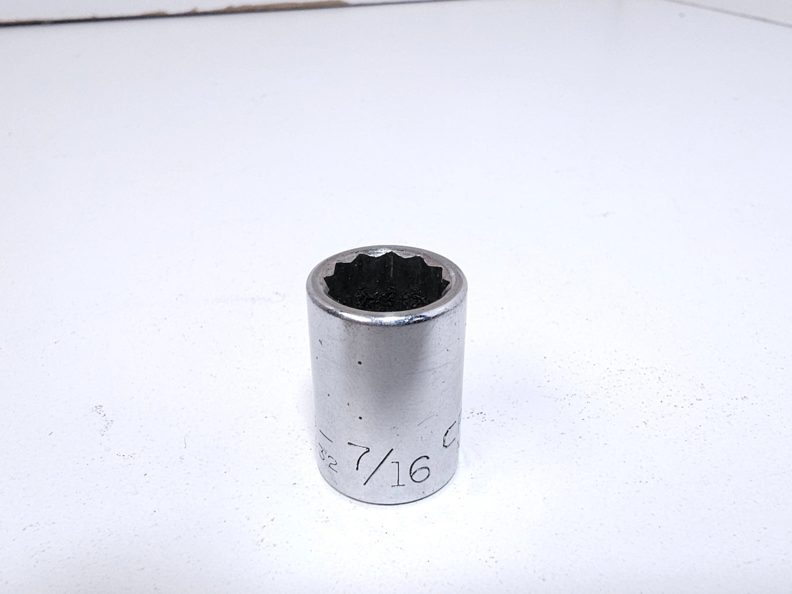 Craftsman Series G 7/16″ Socket 3/8″ Drive 12-Point USA Made 44338