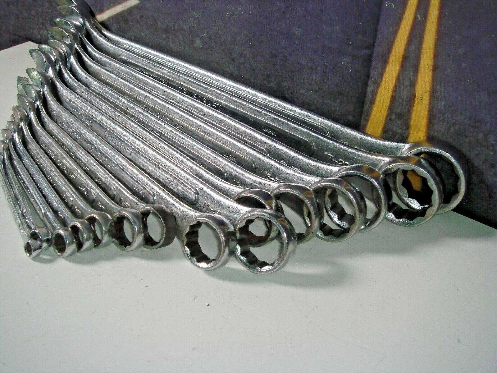 Open End 12 Point Box Wrenches 15 Piece Long 1/4″ to 1-1/8″ Drop Forged Japan M6