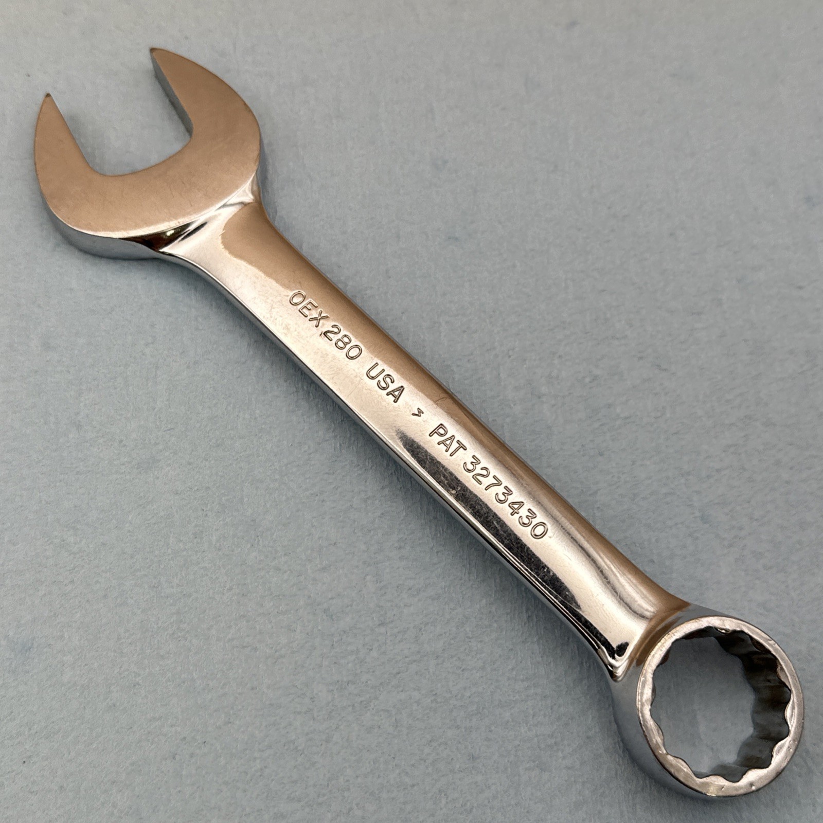 Snap On Tools OEX280 7/8″ 12PT SAE Short Chrome Combination Wrench