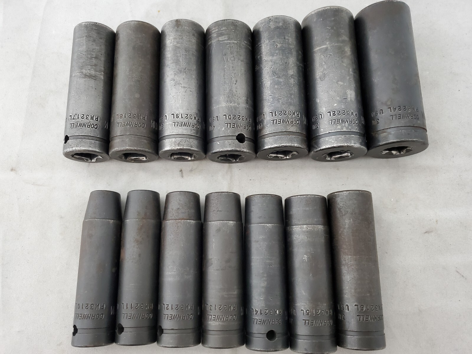Cornwell STI3214LMSP, 14Pc Metric Deep Power Socket Set, 10-22mm & 24mm