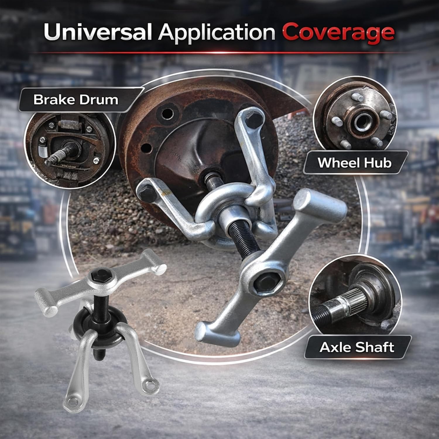 7394 Universal Hub Puller Wheel Hub Removal Tool Replace For OTC 7394 Large Size