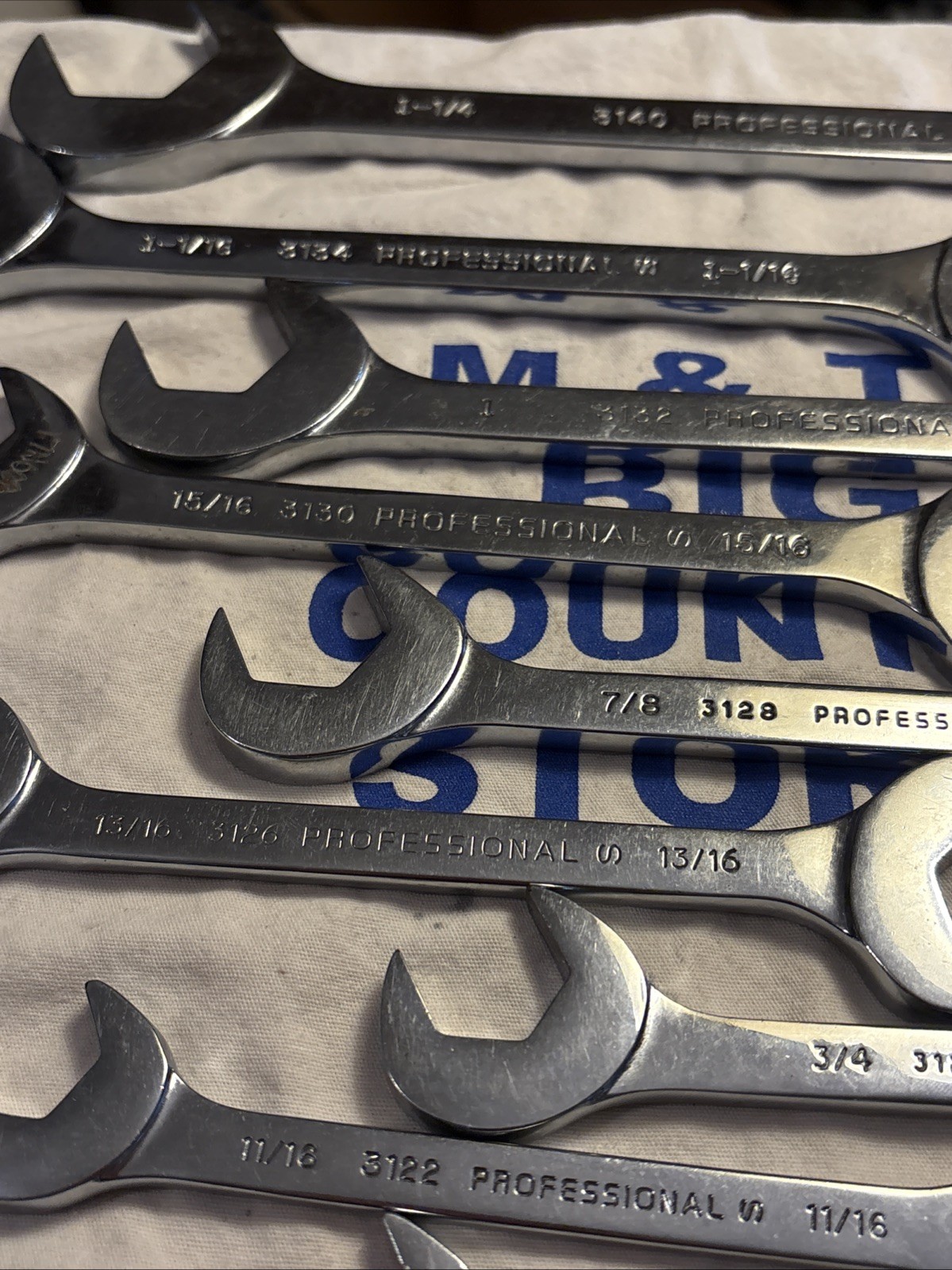 Proto Professional USA 11pc Four-Way Angle Open End Wrench Set 11/32″ – 1-1/4″
