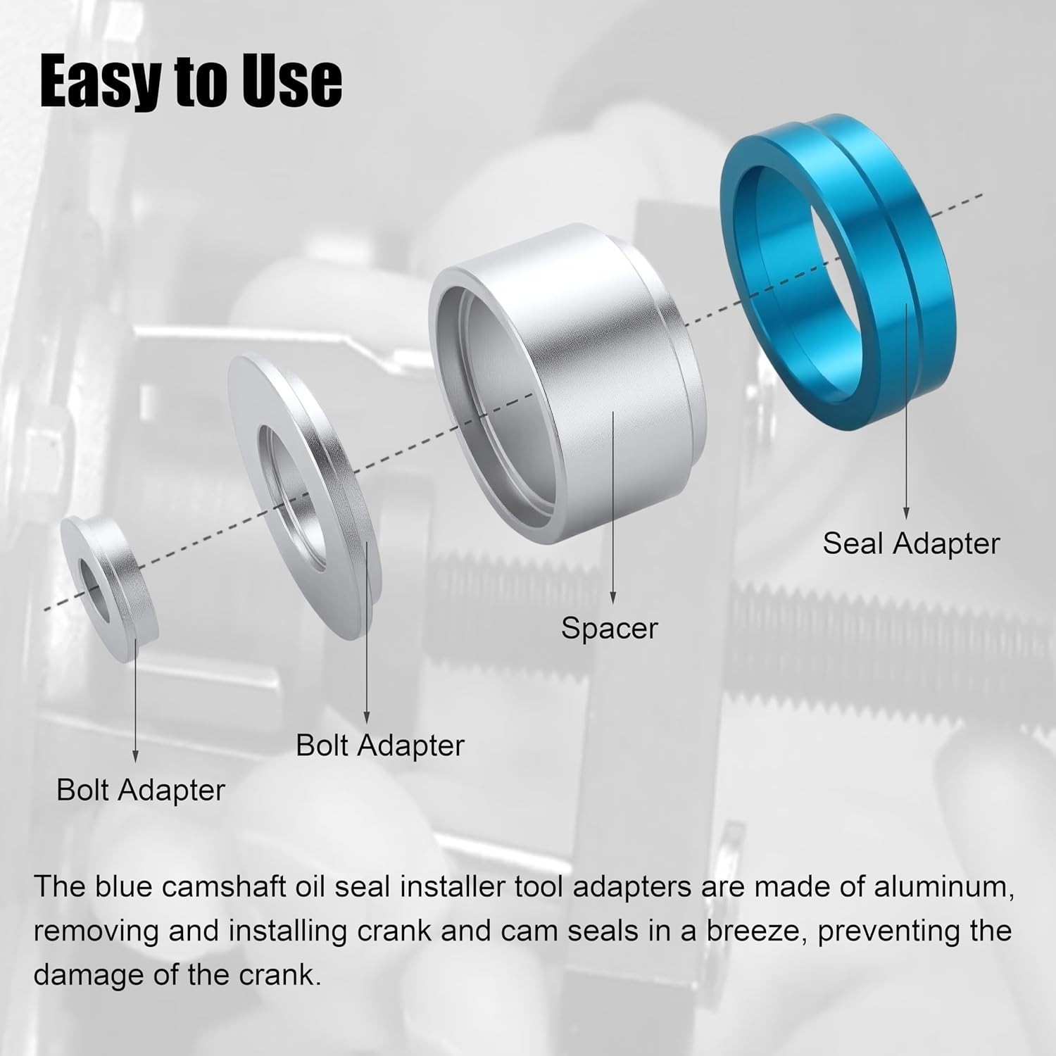 SGT ,33pcs Crank Bearing Camshaft Seal with Seal Puller,Crank Seal Installer …