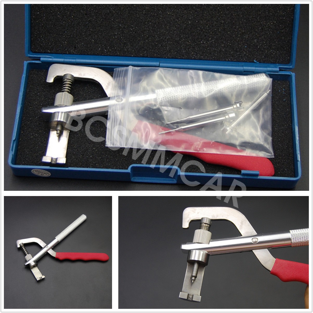 Metal Car Remote Key Blade Pin Disassembling Clamp Locksmith Pilers Tool Kit