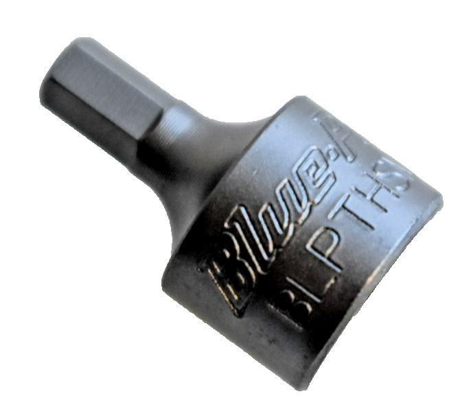 Blue Point Tool BLPTHSM144 4mm Stubby Tamper Resistant Hex Bit Socket 1/4″ Drive