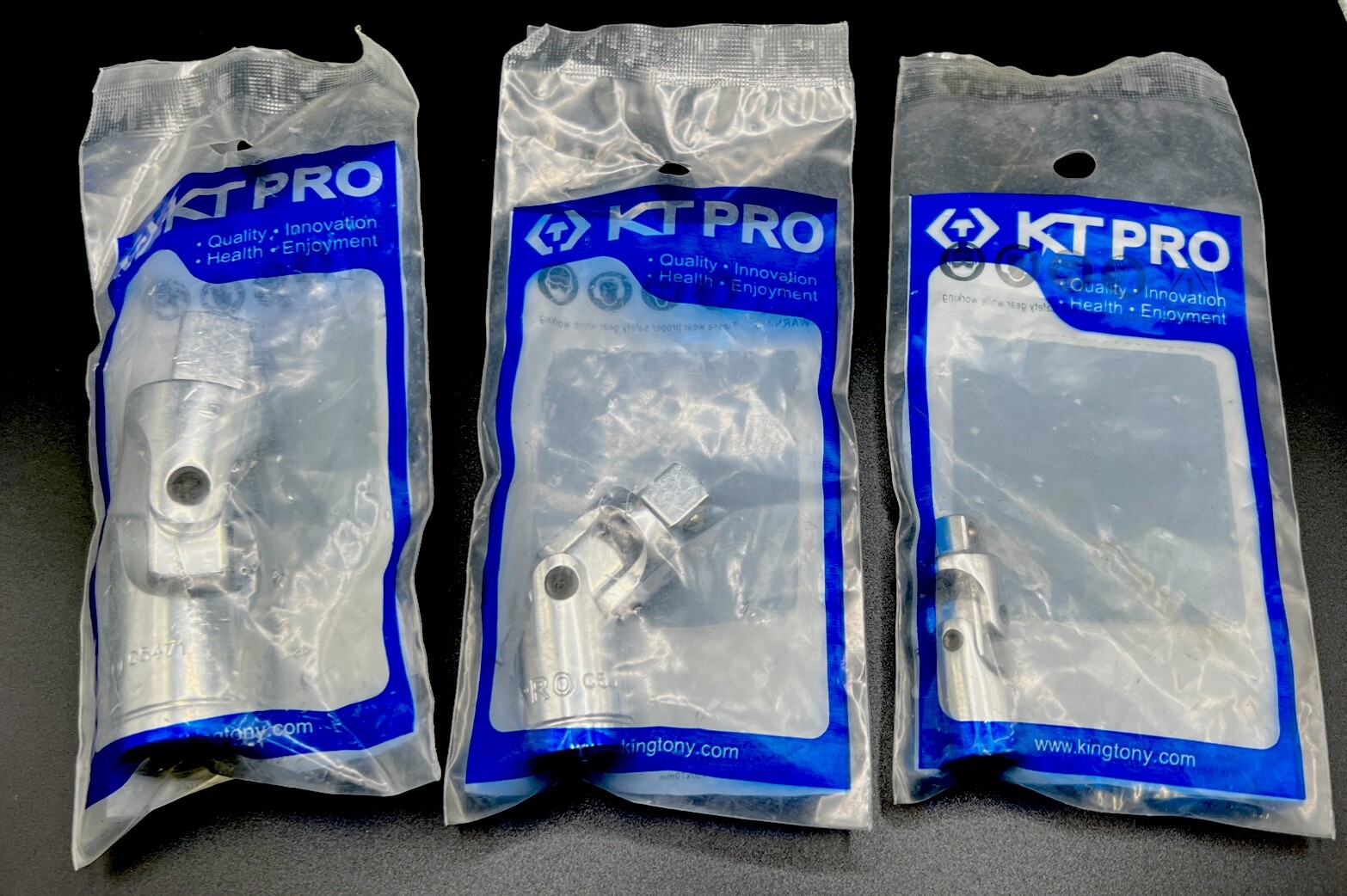King Tony Pro Set Of 3 Universal Joint 1/4”, 3/8”and 1/2”