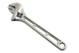 LASER 4922 Adjustable Spanner 200mm Chrome Vanadium Steel 24mm Jaw Capacity
