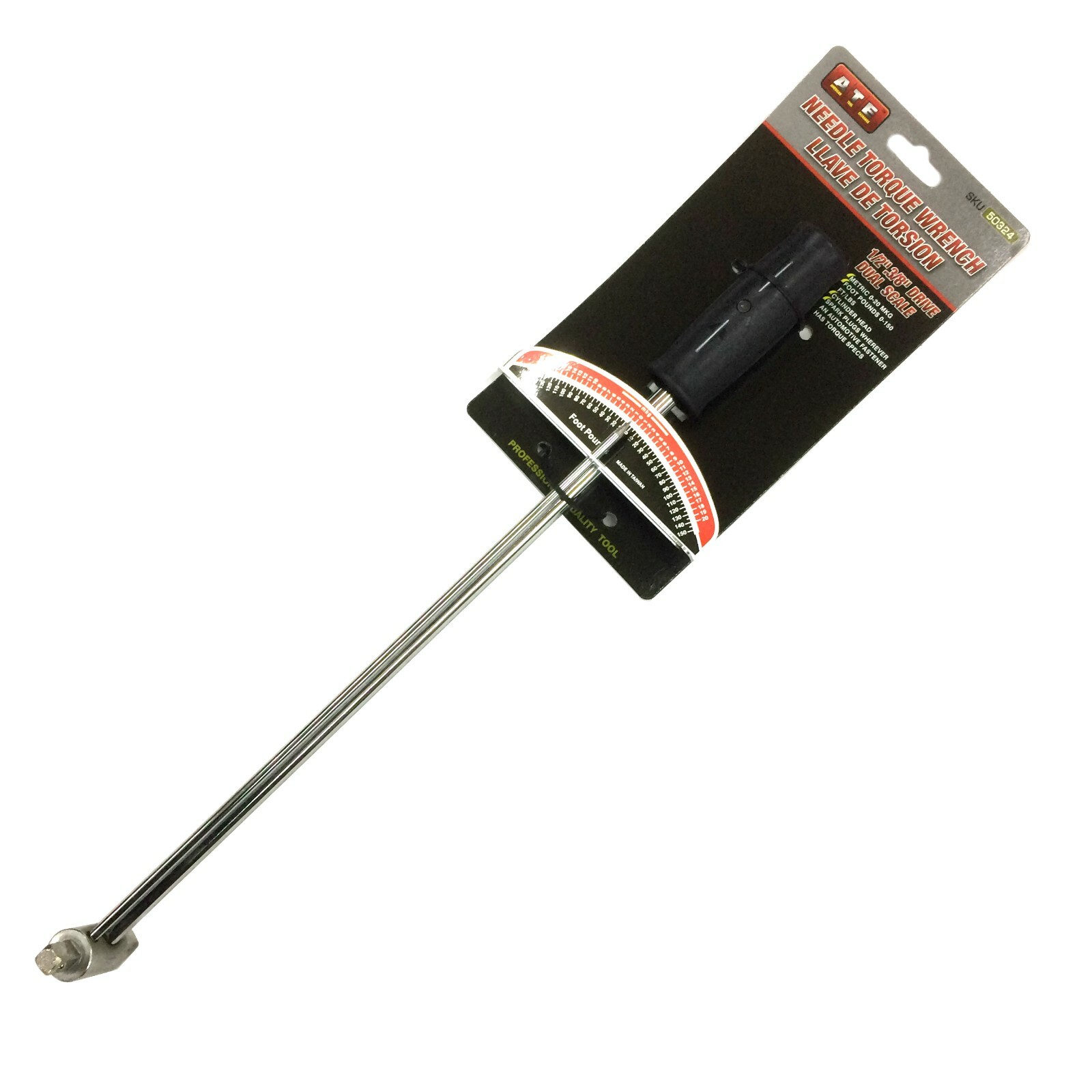 1/2″ AND 3/8″ DR. NEEDLE TORQUE WRENCH 0 TO 150FT/LB NEEDLE POINT GAUGE