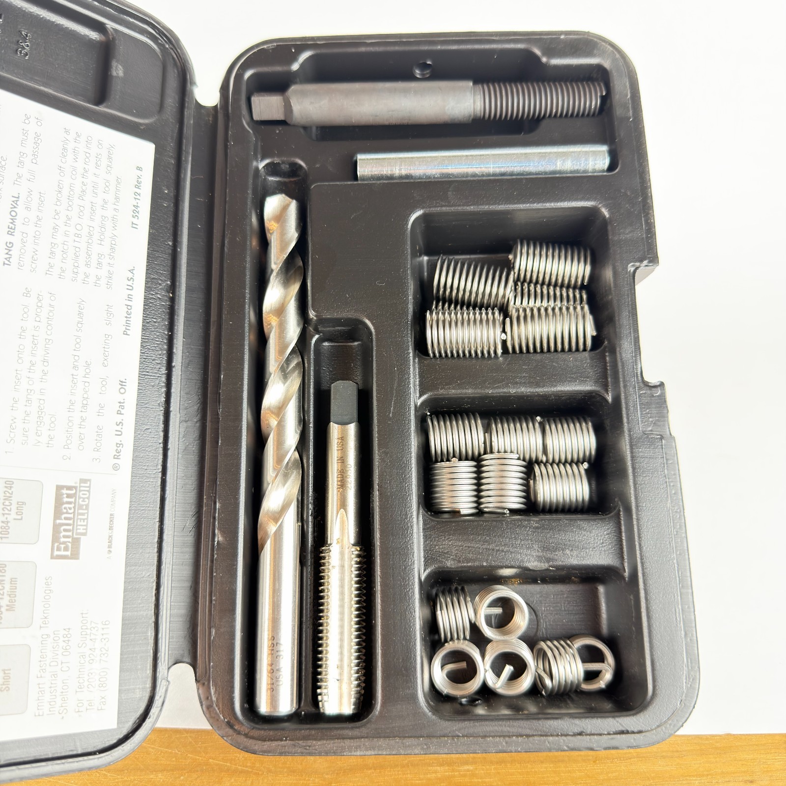 Heli-Coil 5403-12 M12x1.75 Metric Coarse Professional Thread Repair Kit NIB