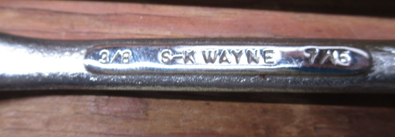 S-K Wayne Professional Tools Wrench 3/8″ x 7/16 M-1214 Lot # 25