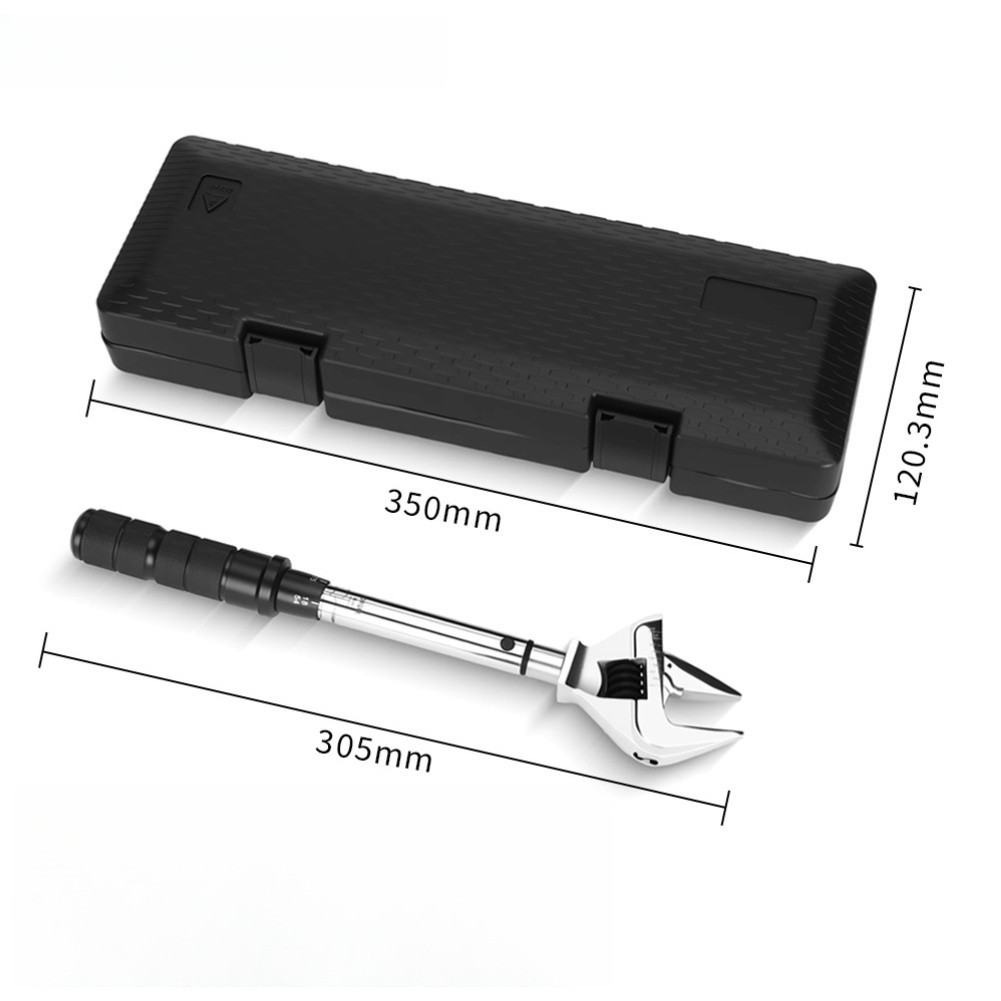 4 Function Torque Ratchet Wrench Adjustable 19-110 NM Chromium Vanadium Steel