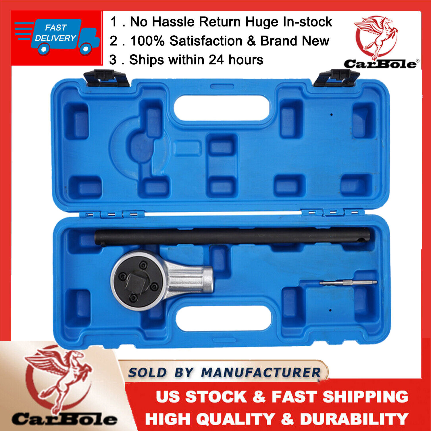 Professional Grade 1100 Foot-Pound Heavy Duty Torque Multiplier Wrench 1/2″ New
