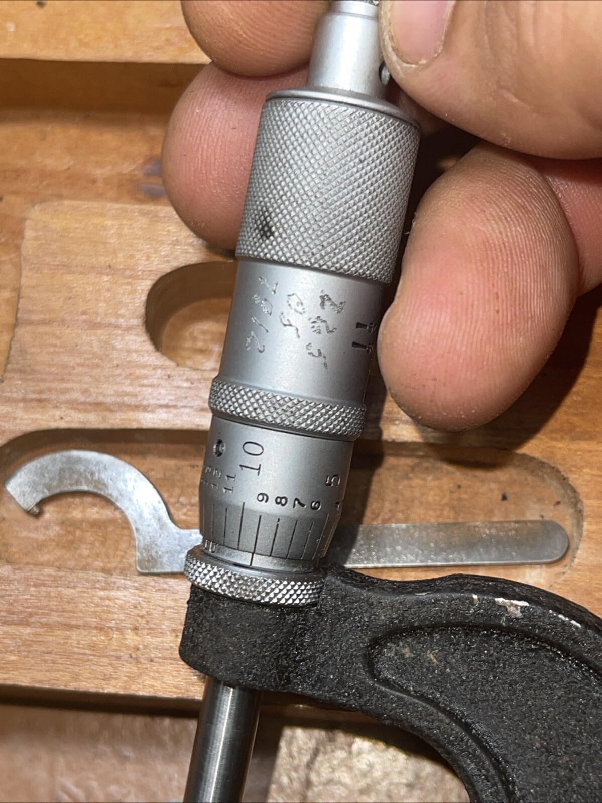 Scherr Tumico USA 25 – 50 MM Outside MICROMETER .97 – 1.97 Inch With Box 1-2