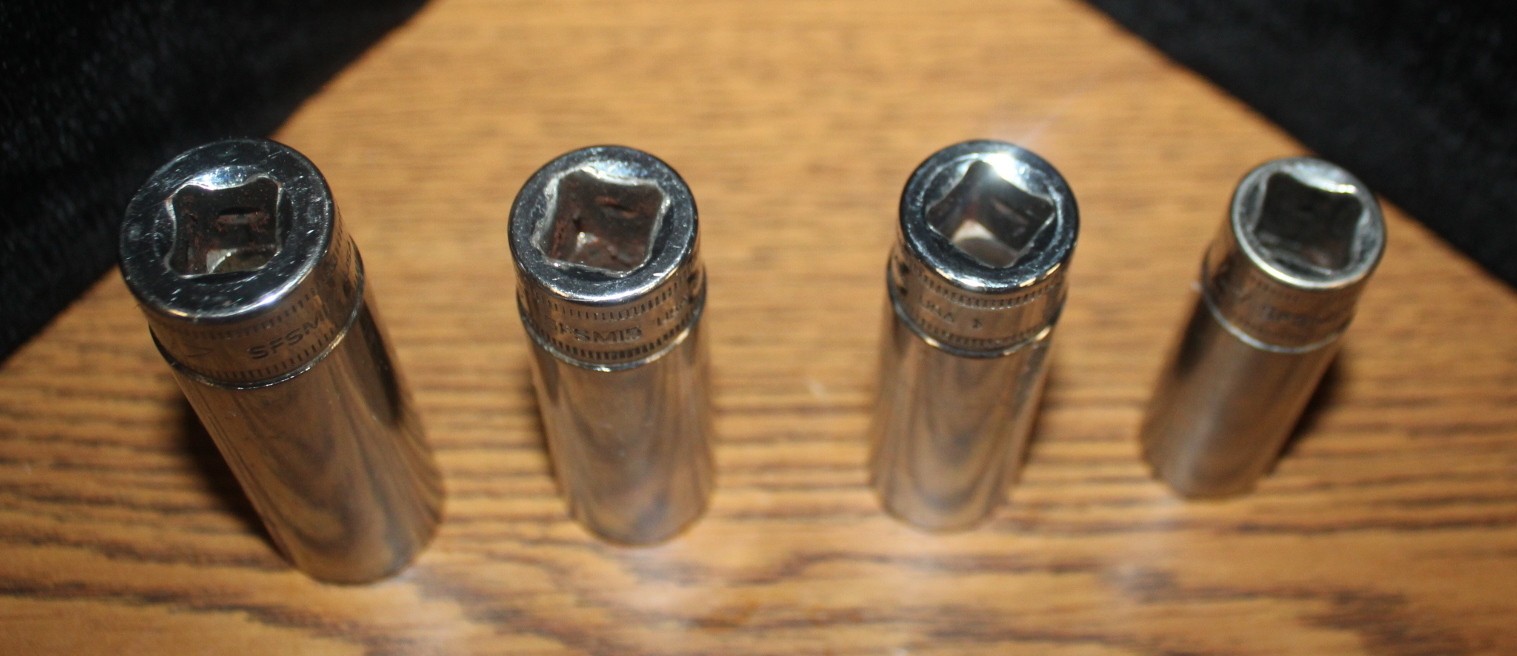 Snap On METRIC 3/8″dr SFSM Deep Sockets 13, 14, 15 & 17mm