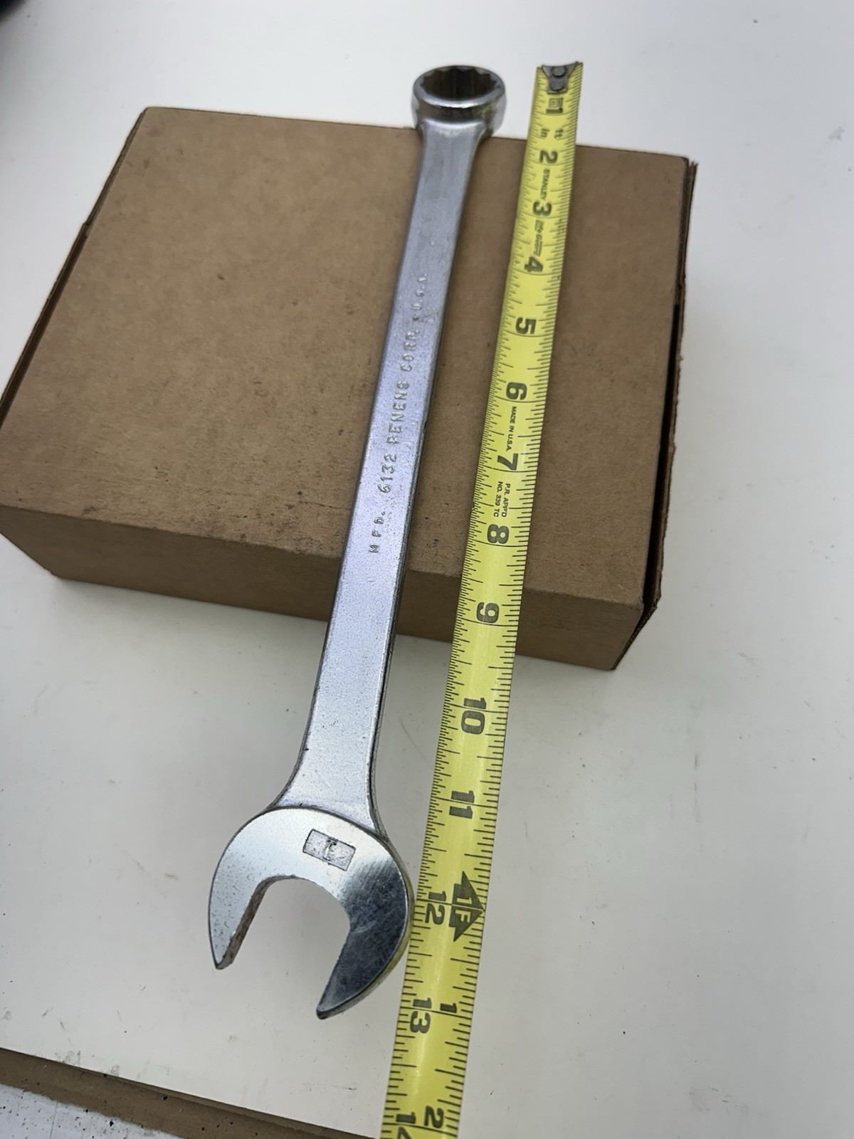 Penens Corp Challenger 1″ Combination Wrench 12 Point SAE 6132 Made USA Vintage