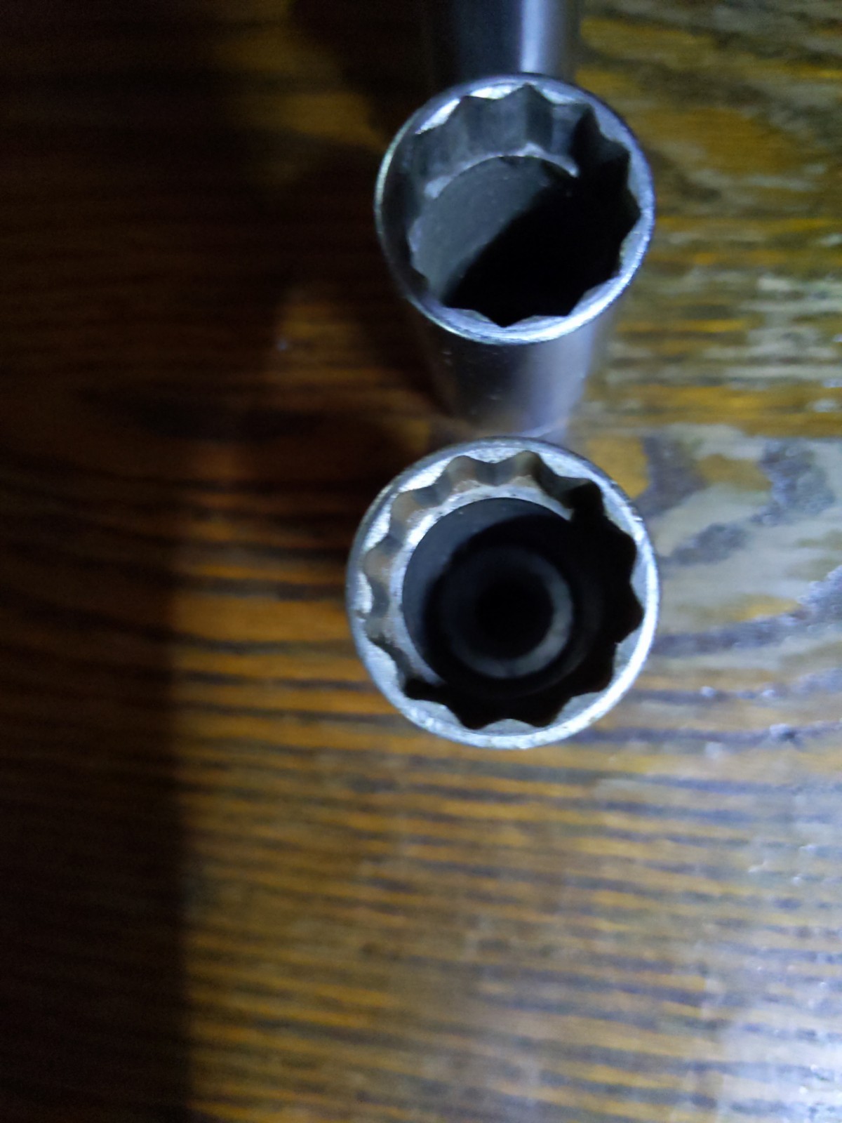 Lot of Snap On 3/8″ Drive 12 Point Deep SAE Sockets, 7/16, 1/2, 9/16, 3/4, 13/16