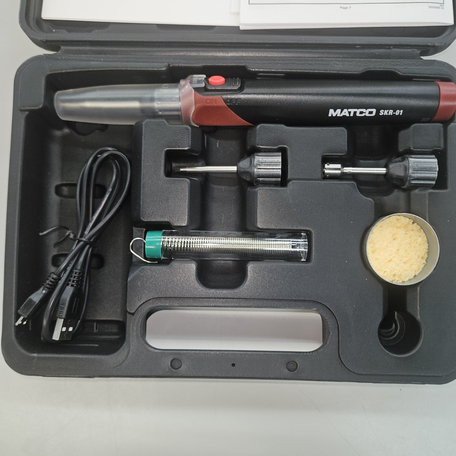 Matco SKR-01 Cordless Rechargeable Soldering Iron