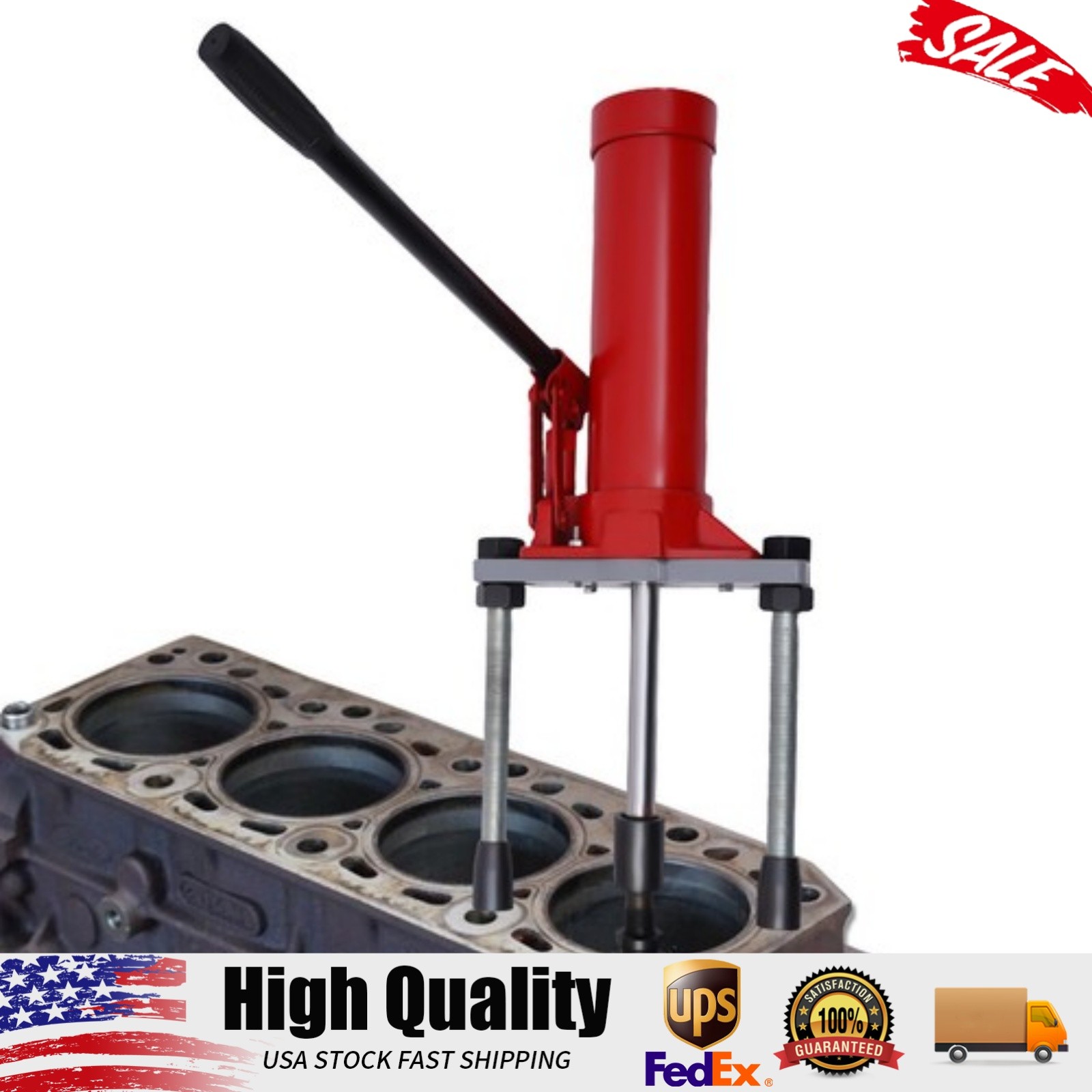 15T Cylinder Sleeve Liner Puller Hydraulic For Truck Tractor or Automotive USA
