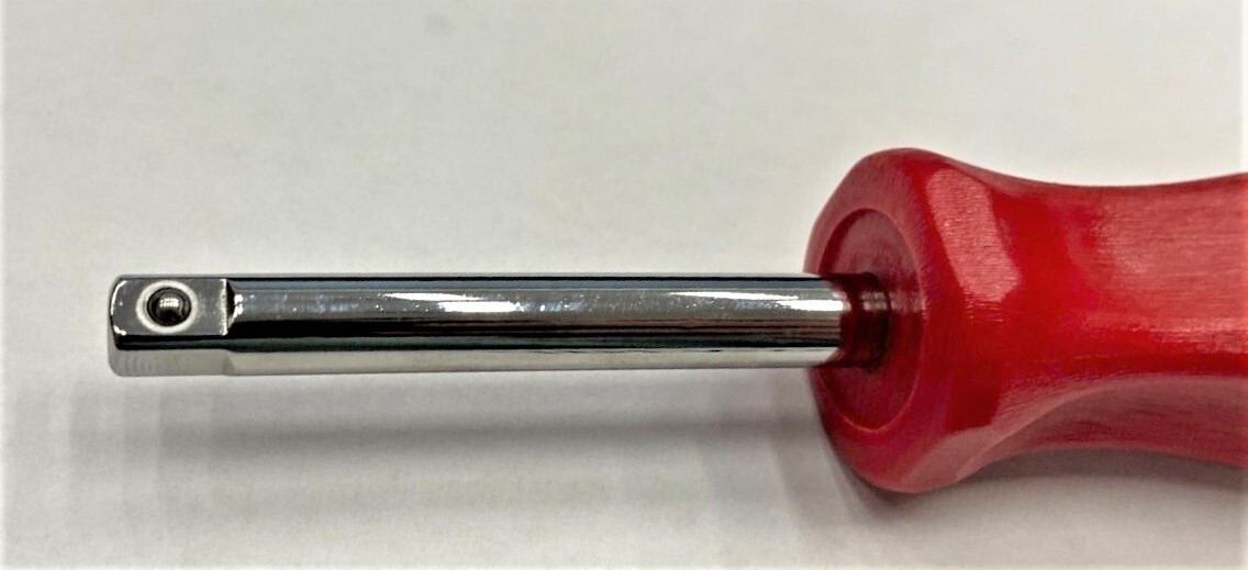 *NEW* Snap-on 1/4″ DRIVER – TM4CSAR *RED HARD HANDLE* 1/4″ SHANK DRIVER *NEW*
