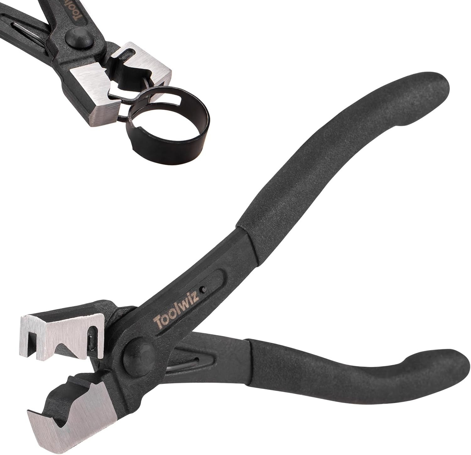 Clic-R Hose Clamp Pliers with Anti-Slip Handle & Spring-Loaded Design